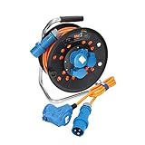 KALLE DAS KABEL Kabeltrommel Camping CEE-Campingkabel 3G 2,5mm² EXTREME...