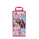 Theo Klein 5801 Barbie Schrankkoffer Kleiderstangen und Fächern, Spielzeug...