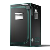 MARS HYDRO Growzelt 100x100x180cm,Indoor Grow Tent Reflektierende Mylar...