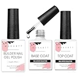 Makartt Base Top Coat Set und 15ml Builder Gel für Nagelreparatur Gel...