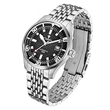 CADISEN Automatik Uhr Herren Mit Gangreserve Mechanische Edelstahl...