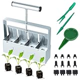 Moendergo Manueller Erdballenpresse，2' Bodenblocker Maker mit...