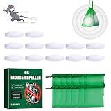 12 Stück Nagetier Mäuse Repellent, Pfefferminzöl Maus Repellent...