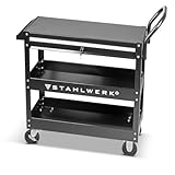 STAHLWERK Werkzeugwagen WZE-3 ST mit 150 kg Tragkraft, abschließbarer...