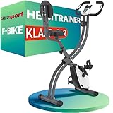 Ultrasport F-Bike Curved Heimtrainer Fahrrad Klappbar I Hometrainer Fahrrad...