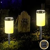 BAIFULAI 2er Pack Solar Grablicht, 7cm x 12 cm, Wasserdichtes Outdoor...
