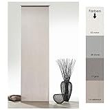 heimtexland Flächenvorhang Natur Batist Optik inkl. Zubehör HxB 245x60 cm...