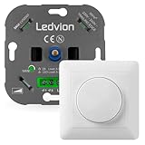 Ledvion LED Dimmer, 3-250 Watt, Universal, Lampe LED, Einbaudimmer,...