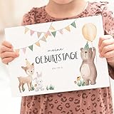 Geburtstagsbuch Erinnerungsalbum – Meine Geburtstage von 1 bis 12,...