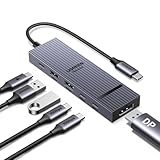 UGREEN Revodok DisplayPort USB C Hub 10Gbps, Docking Station USB C mit DP...
