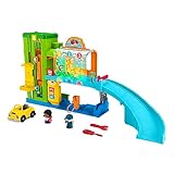 Fisher-Price Little People Lern-Garage - Interaktives Autogaragen-Spielset...