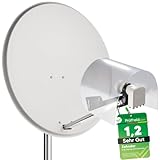 [ Test SEHR GUT, Note 1.2 *] ZEHNDER LNB Wetterschutz Kappe für 2 LNBs,...