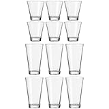 Leonardo Ciao Trink-Glas 12er Set, Trink-Becher aus Glas,...