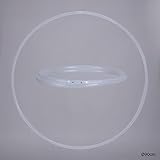 Hula Hoop Rohling, PP (Polypropylen) 19mm, Transparent, Ø90cm