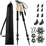 Wanderstöcke Teleskop 2 Stück Nordic Walking Stöcke Damen & Herren,...