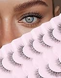 Onlyall Natürliche Wimpern Wispy Lashes Natürlicher Look ausgestellte...