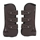 2 Stück Pferdeschutz vorne – PU Neopren Hufglocken für Vorderbeine –...