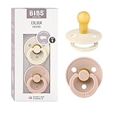 BIBS Colour Schnuller 2er-Pack, BPA-frei, Kirschform Nippel....