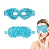 Glamifyr 2 Stück Augenmaske Kühlend,Kühlmaske Augen...