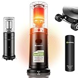 Juskys Outdoor Heizstrahler Cuna mit 11 kW Gas-Brenner - Heizpilz...