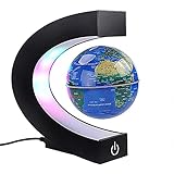 Magnetischer Schwimmender Globus mit farbigen LED-Lichtern C-Form...