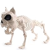 JOYIN 40,6 cm bewegliches Welpenskelett, Halloween-Dekorationen,...