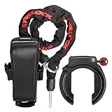 TRELOCK Rahmenschloss RS 453 Balloon Naz + Einsteckkette ZR 355 100/6 mit...