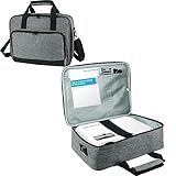 Boczif Projektortasche, tragbare Aufbewahrungs-Reisetasche mit Laptopfach &...
