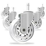 COSYLAND Bürostuhl Rollen 5er-Set – Gummirollen für Bürostuhl &...