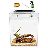 Reptile Growth hohes Terrarien-Set (PC), 20x 20x 28 cm Reptilienbecken mit...