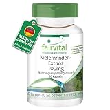 Fairvital | Kiefernrinden Extrakt 100mg - 60 Kapseln - HOCHDOSIERT - Pinus...