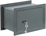BURG-WÄCHTER Wandtresor mit Schlüssel, 10,6 l, 9,98 kg, Pure-Safe PSW 120...