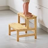 COSYLAND Tritthocker mit 2 Stufen | Kindertreppchen Schemel | Kindermöbel...