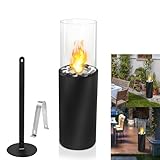 YRHome Bioethanol Kamin Standkamin Bio-Ethanol Stand-Kamin Freistehender...