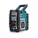 Makita DMR112 Akku-Baustellenradio 7,2 V - 18 V mit DAB+ und Bluetooth...