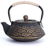 MILVBUSISS Gusseisen-Teekanne, japanische Teekanne mit Infuser für losen...