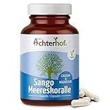 Sango Meereskoralle Kapseln hochdosiert | 180 Stück je 1100mg Pulver |...