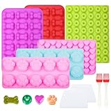NVGVUP 10 Stück Backmatte Hundekekse, Silikon Backmatte für...