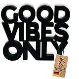 Good vibes only Schriftzug - Zu Hause Aufsteller - Vintage Deko Schild...