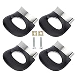 JOINPAYA 4 Stück Edelstahl Topfgriff mit Kunststoffgriff Hitzeschutz...