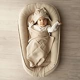 PaLulli Babynest aus 100% Musselin Baumwolle Premium Kuschelnest...