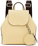 Calvin Klein Damen Millie Novelty Rucksack, Zitrone, Einheitsgröße