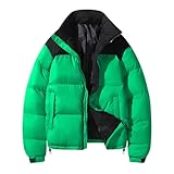 Generisch Winterjacke Herren Thermo Daunenjacke Winter Warme Pufferjacke...