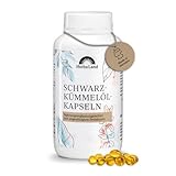 Herbaland Schwarzkümmelöl-Kapseln | 3000 mg Tagesdosis | Ägyptisch, bio...