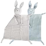 MEYAGOT 2 Pcs Schmusetuch, Schnuffeltuch Kuscheltuch, Geschenk zur Geburt...