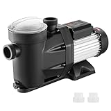 VEVOR 2 PS Schwimmbadpumpe, 220 V-240 V, 1450/2860 U/min...