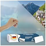 Blumtal Fensterfolie 90x200 cm blickdicht & statisch haftend + Rakel -...