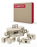 Gedotec Drehstangenschloss 155 M | 1 Set - Schrankschloss | Schloss aus...