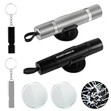 Sandiyago 2 Stück Gurtschneider Notfallhammer, 2 in 1 Nothammer Auto mit...