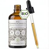 Bio Schwarzkümmelöl für Hunde 50ml - kaltgepresst 100% biologischer...